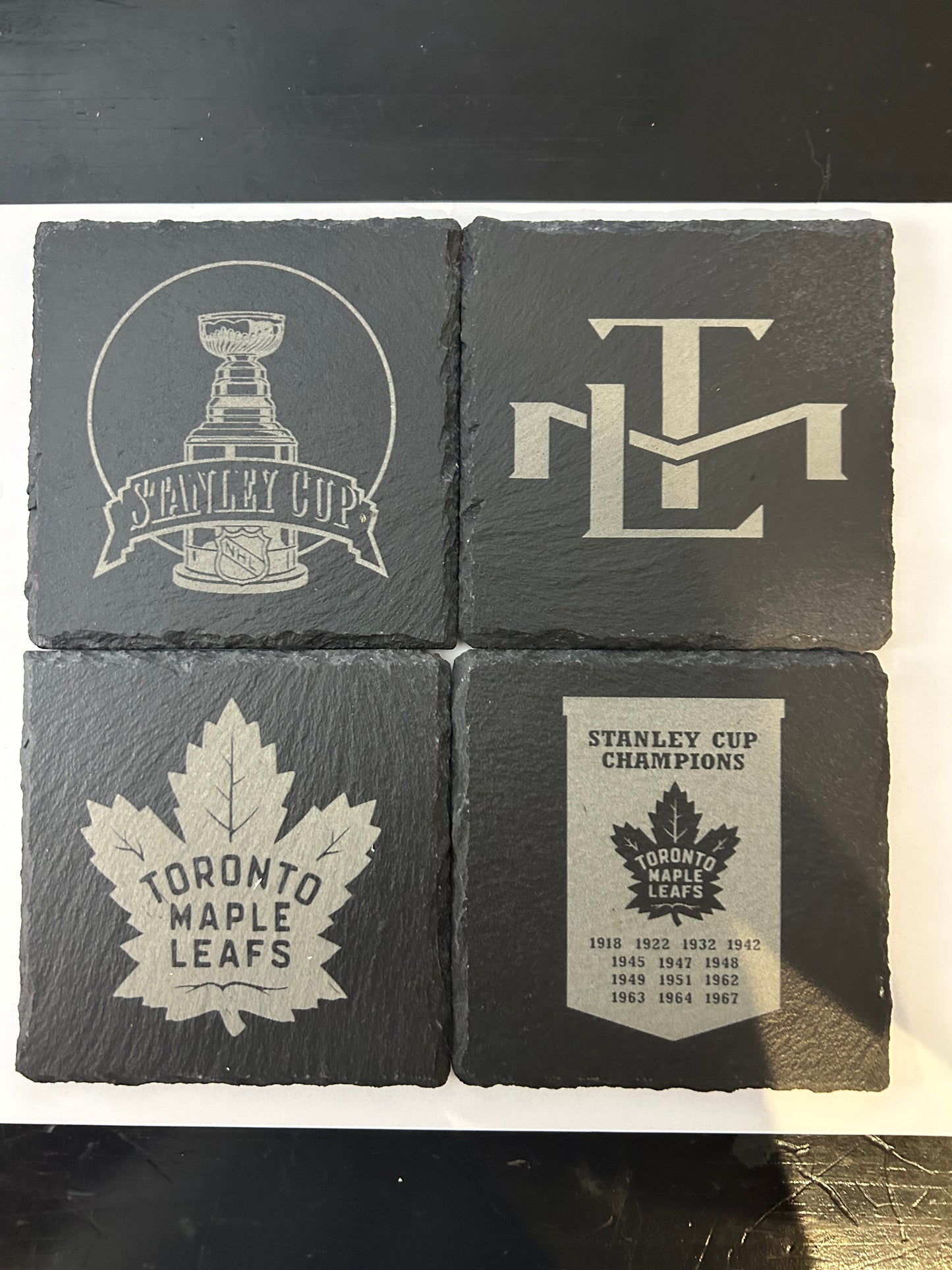 Slate Coaster Toronto Maple Leaf