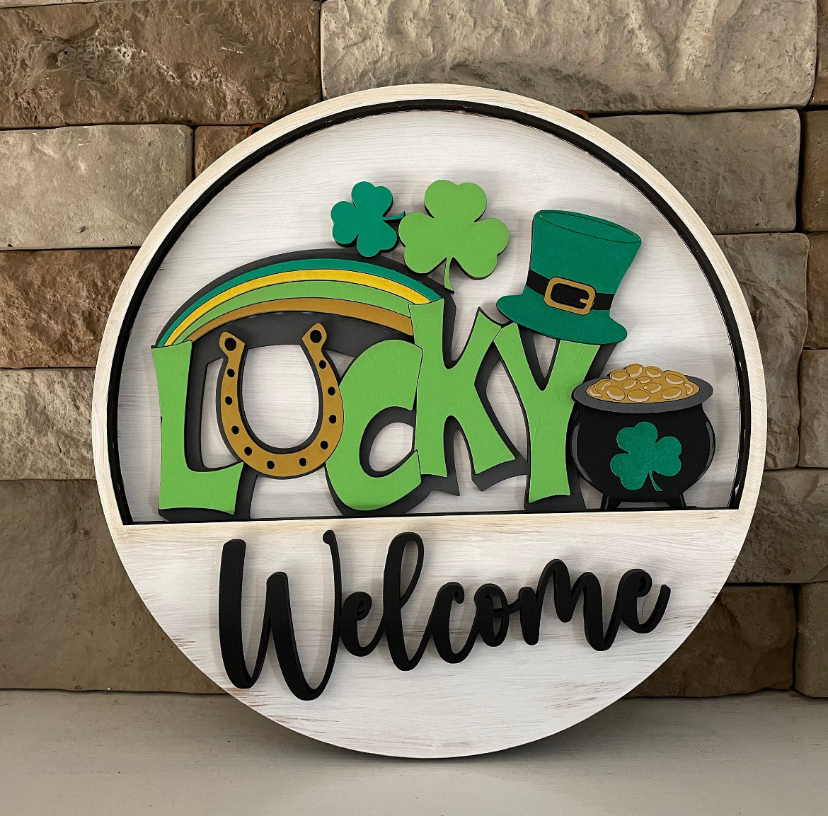 Interchangeable Welcome Sign