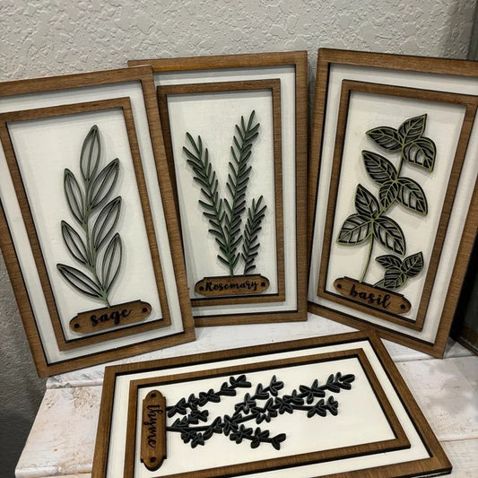 Herb Wall Signs